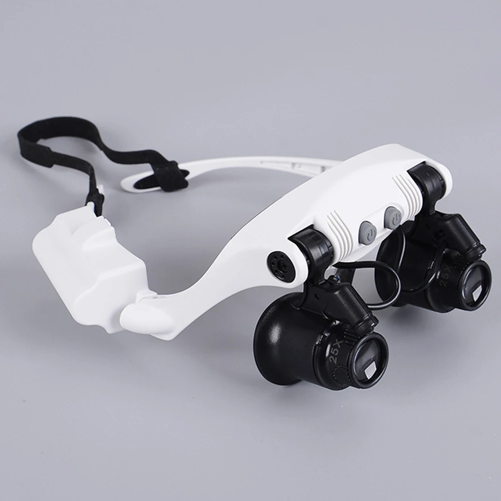 Repair Lens Measurement Jeweler Magnifier Double Eye Loupe Optical Glasses Watch LED Light
Repair Lens Measurement Jeweler Magnifier Double Eye Loupe Optical Glasses Watch LED Light