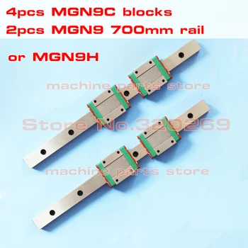 CNC 9mm Linear Guide MGN9 L= 700mm linear rail way + MGN9C linear carriage for CNC X Y Z Axis
CNC 9mm Linear Guide MGN9 L= 700mm linear rail way + MGN9C linear carriage for CNC X Y Z Axis