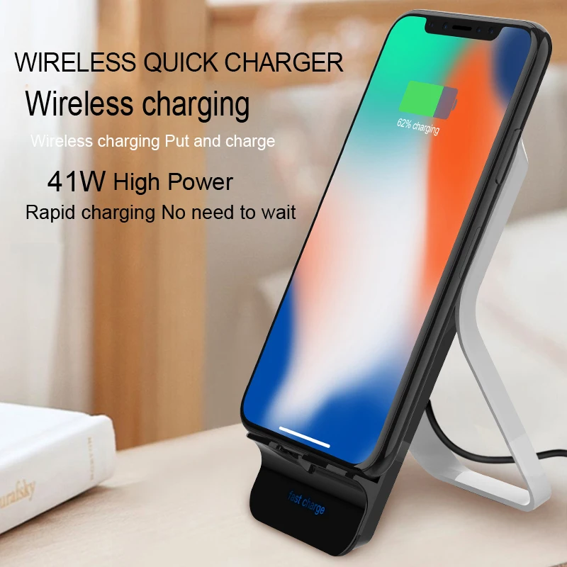 Lantro JS Fast Wireless Charger Phone Holder Fast Wireless Charger Stand for iPhone Apple Pad Samsung Galaxy Xiaomi Huawei
Lantro JS Fast Wireless Charger Phone Holder Fast Wireless Charger Stand for iPhone Apple Pad Samsung Galaxy Xiaomi Huawei