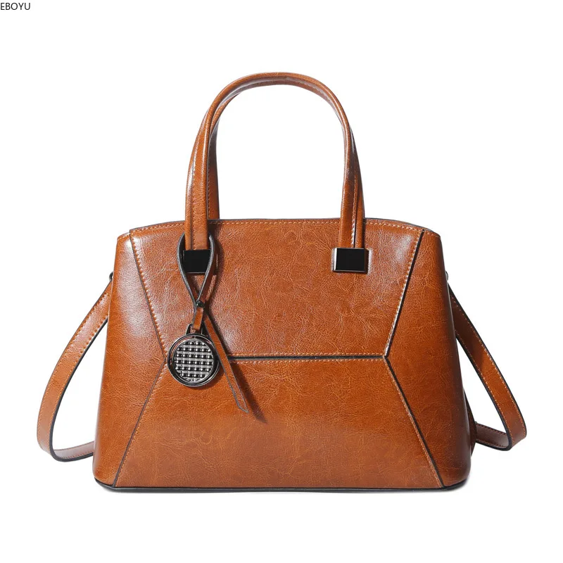 EBOYU Genuine Leather Women Handbag and Purpe Totes Bag Top Handle Shoulder Bag Satchel Ladies Purses Bag #288
EBOYU Genuine Leather Women Handbag and Purpe Totes Bag Top Handle Shoulder Bag Satchel Ladies Purses Bag #288