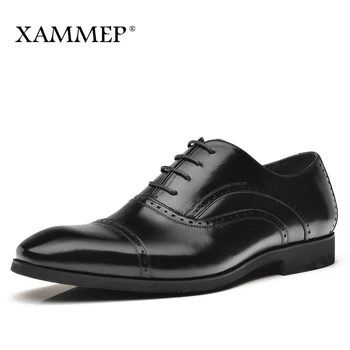 Genuine Leather Men Shoes Men Dress Shoes Brand Casual Shoes Men Business Formal Flats Gentleman Oxfords Wedding Solid Xammep
Genuine Leather Men Shoes Men Dress Shoes Brand Casual Shoes Men Business Formal Flats Gentleman Oxfords Wedding Solid Xammep