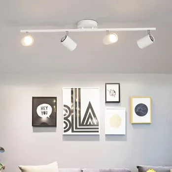 Nordic living room TV background wall ceiling mounted led track lights clothing store cloakroom ceiling spotlight
Nordic living room TV background wall ceiling mounted led track lights clothing store cloakroom ceiling spotlight