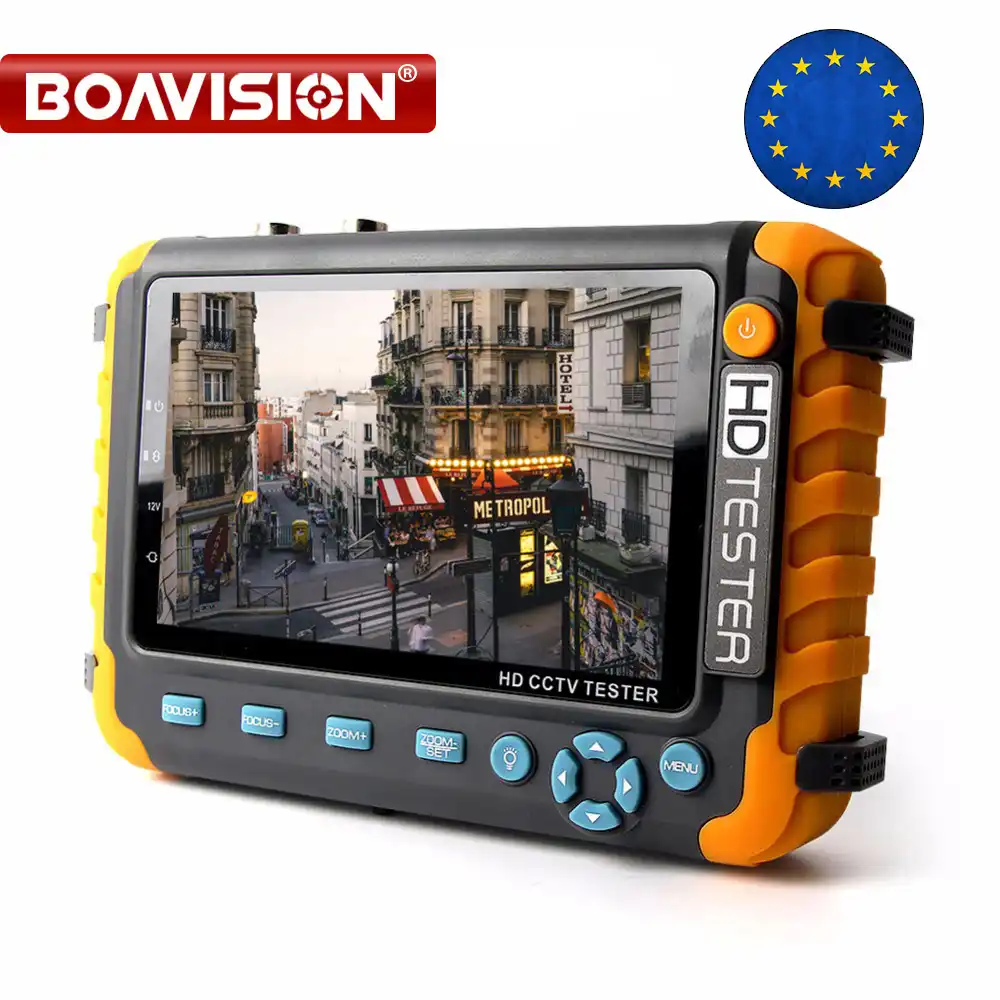 BOAVISION 5 дюймовый TFT ЖК дисплей 1080P / Мп 4 в 1 TVI AHD CVI Аналоговый тестер камеры