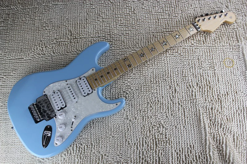 factory custom New Arrival ST Shallow blue electric Guitar with Tremolo 1221 stratocaster
factory custom New Arrival ST Shallow blue electric Guitar with Tremolo 1221 stratocaster