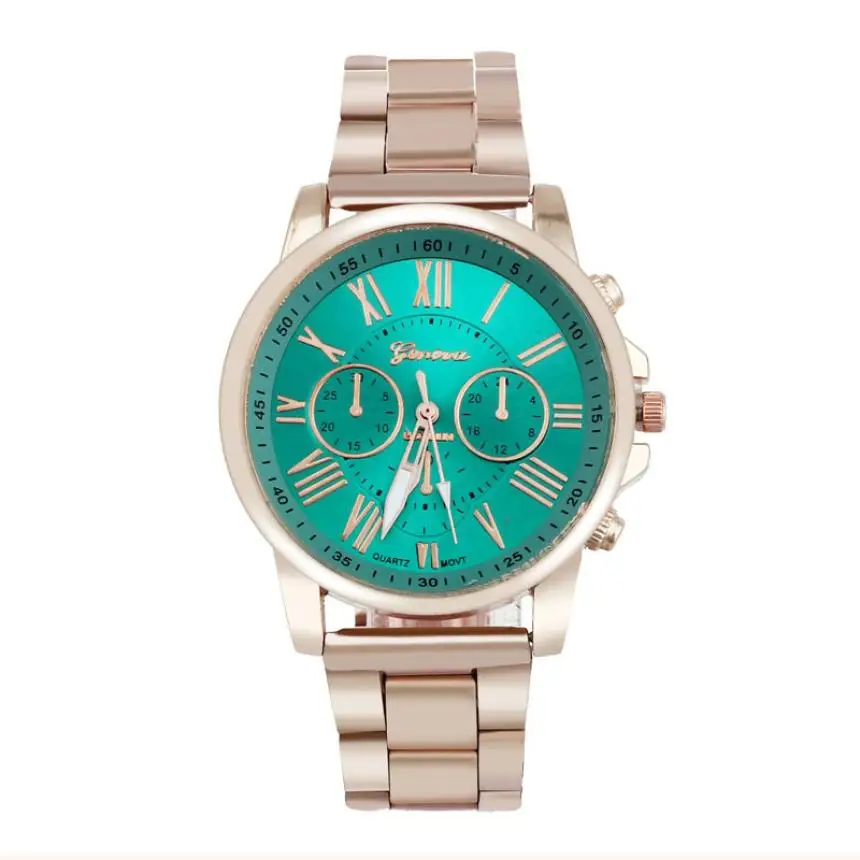 Luxury Stylish Fashion Roman Number Geneva Stainless Steel Quartz Sports Dial Wrist Watch
Luxury Stylish Fashion Roman Number Geneva Stainless Steel Quartz Sports Dial Wrist Watch