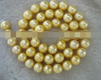 Free shipping Jewelry 00619 wholesale nature AA 15.5" 9-10mm Champagne round freshw
Free shipping Jewelry 00619 wholesale nature AA 15.5" 9-10mm Champagne round freshw