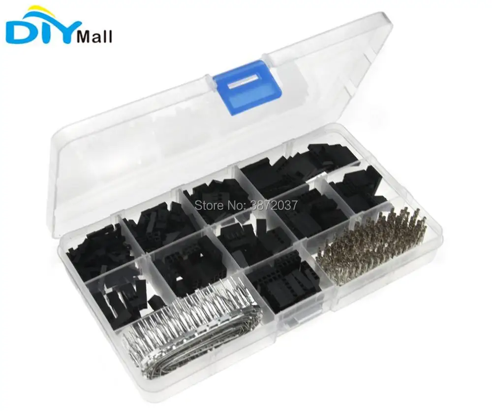 620pcs 2.54mm Dupont Wire Jumper Pin Header Connect Terminal Pitch Female Male Crimp Pins with Box
620pcs 2.54mm Dupont Wire Jumper Pin Header Connect Terminal Pitch Female Male Crimp Pins with Box
