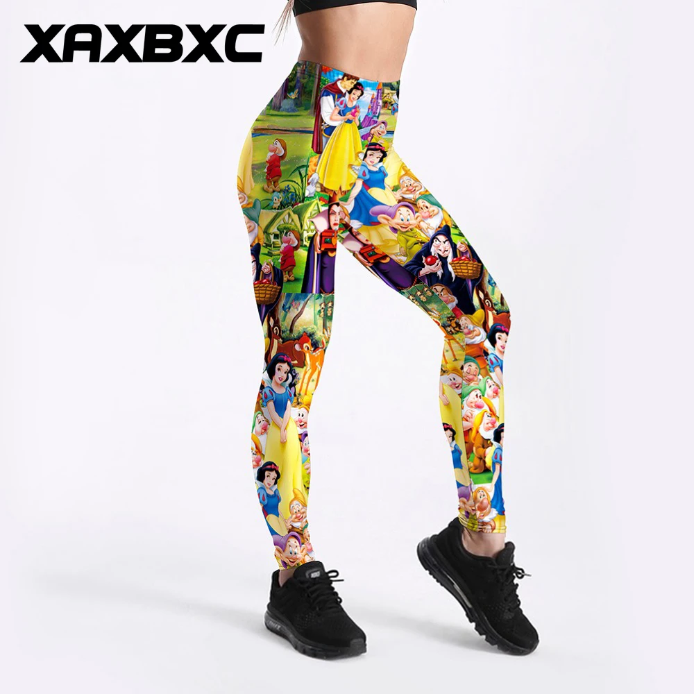 XAXBXC 3303 Sexy Girl Pencil Pant New Snow White and seven dwarfs Prints Elastic Slim Fitness Workout Women Leggings Plus Size
XAXBXC 3303 Sexy Girl Pencil Pant New Snow White and seven dwarfs Prints Elastic Slim Fitness Workout Women Leggings Plus Size