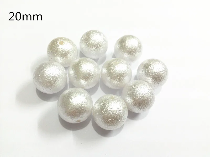Newest ! 20mm 100pcs/lot Pure White Acrylic Wrinkles Pearl Beads For Chunky Necklace Making
Newest ! 20mm 100pcs/lot Pure White Acrylic Wrinkles Pearl Beads For Chunky Necklace Making