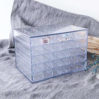 120 Grids Empty Plastic Nail Art Storage Box Jewelry Rhinestones Beads Container Tool Manicure Decor Pullable Display Case LA755
120 Grids Empty Plastic Nail Art Storage Box Jewelry Rhinestones Beads Container Tool Manicure Decor Pullable Display Case LA755