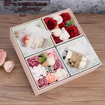 Roses Artificial Flowers Flower Rose Flower Soap Scented Candle Box Romantic Gift Artificial Flowers For Needlework
Roses Artificial Flowers Flower Rose Flower Soap Scented Candle Box Romantic Gift Artificial Flowers For Needlework