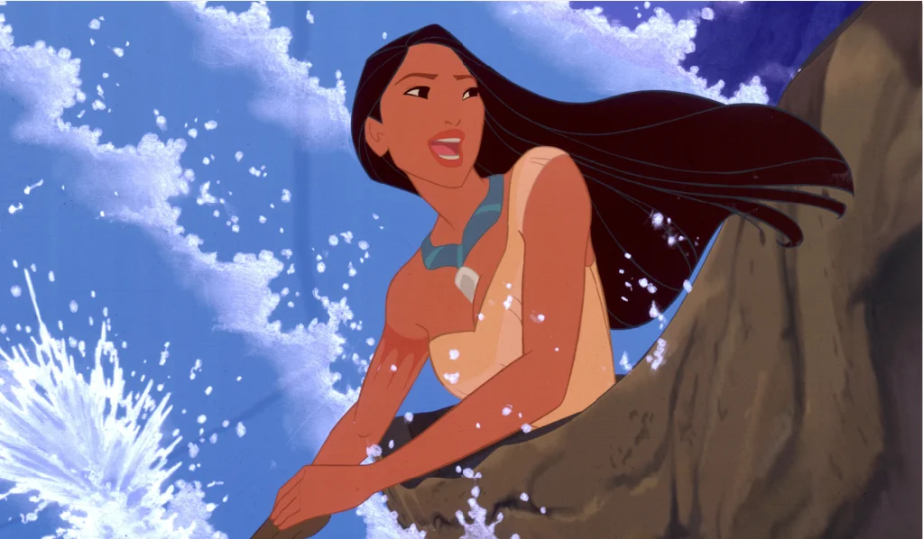 7x5ft Pocahontas принцесса белый спрей синяя вода пользовательские фото студия фон