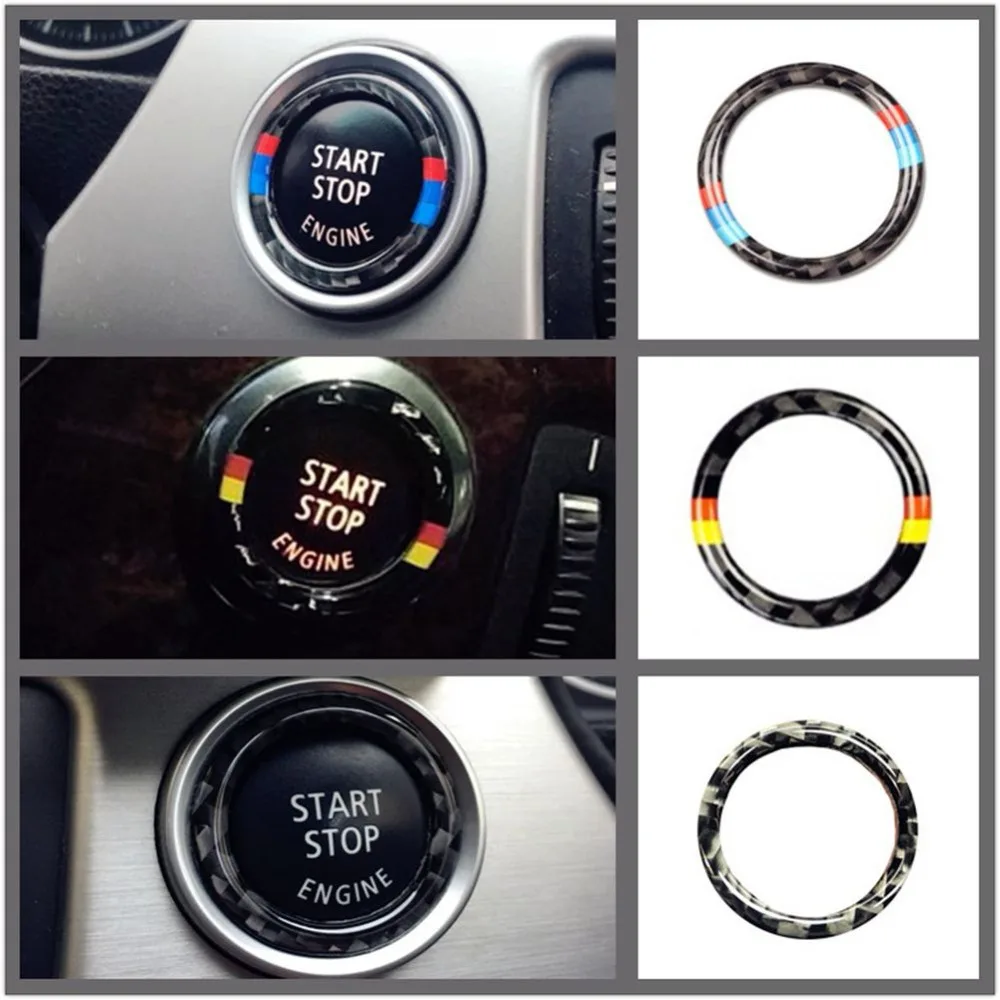For BMW E90 E92 E93 Carbon Fiber Car Engine Start Stop Ring Trim M Sport Car Ignition Key Ring 3 Series Car Accessories
For BMW E90 E92 E93 Carbon Fiber Car Engine Start Stop Ring Trim M Sport Car Ignition Key Ring 3 Series Car Accessories