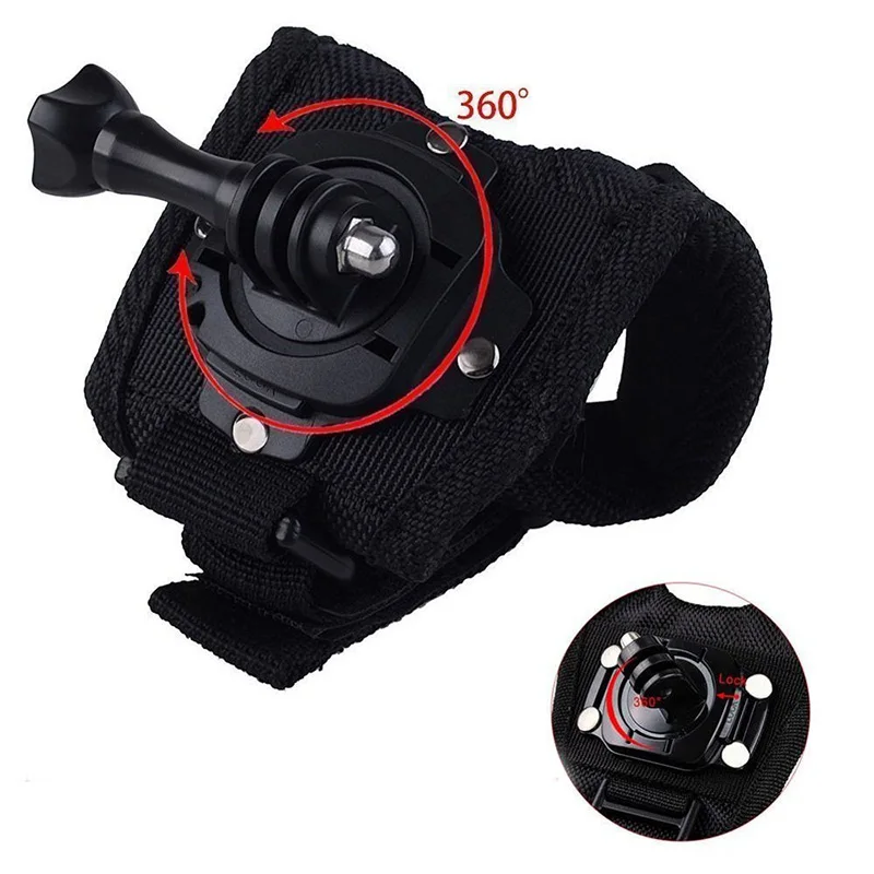 NEW 360 Degree Swivel Rotation Glove Wrist Band Strap Belt Mount for GoPro Hero 5/4/3+
NEW 360 Degree Swivel Rotation Glove Wrist Band Strap Belt Mount for GoPro Hero 5/4/3+