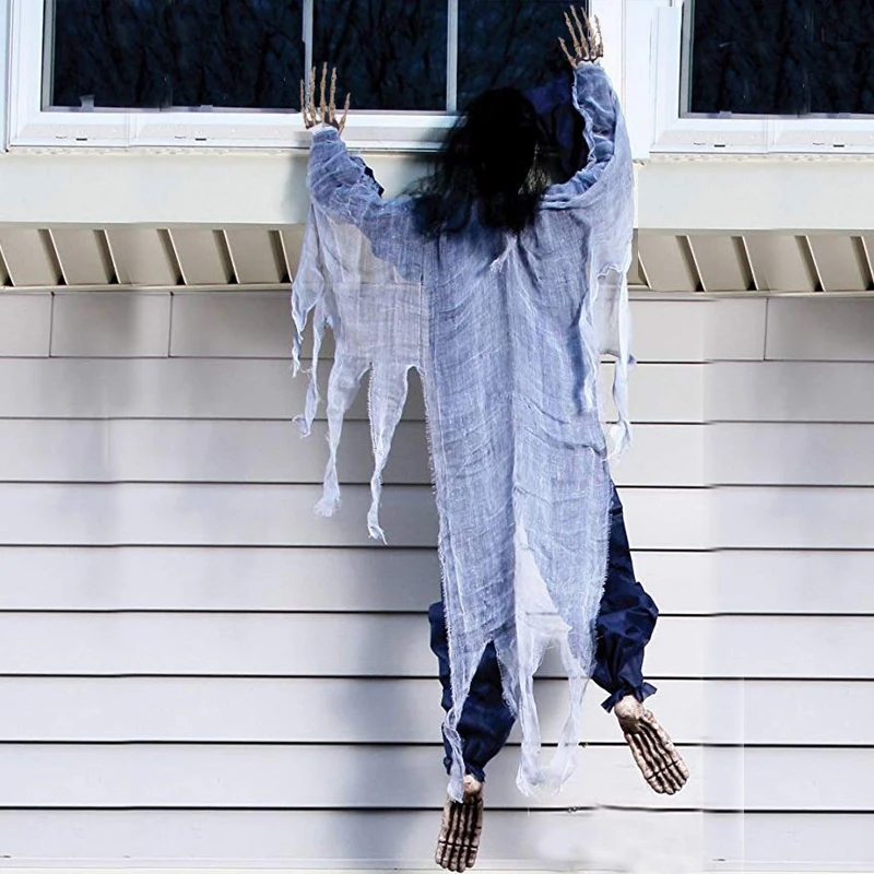 Halloween 63" Life Size Climbing Zombie Halloween Haunted House Prop Decor Escape Horror Halloween Decorations
Halloween 63" Life Size Climbing Zombie Halloween Haunted House Prop Decor Escape Horror Halloween Decorations