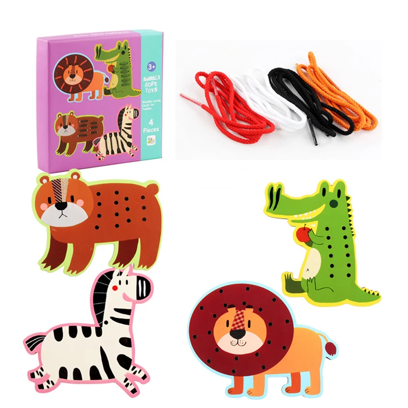 Baby Learn to Dress Threading Animal Fruit Learning Toys Education Basic Life Skills Teaching Toy funny
Baby Learn to Dress Threading Animal Fruit Learning Toys Education Basic Life Skills Teaching Toy funny