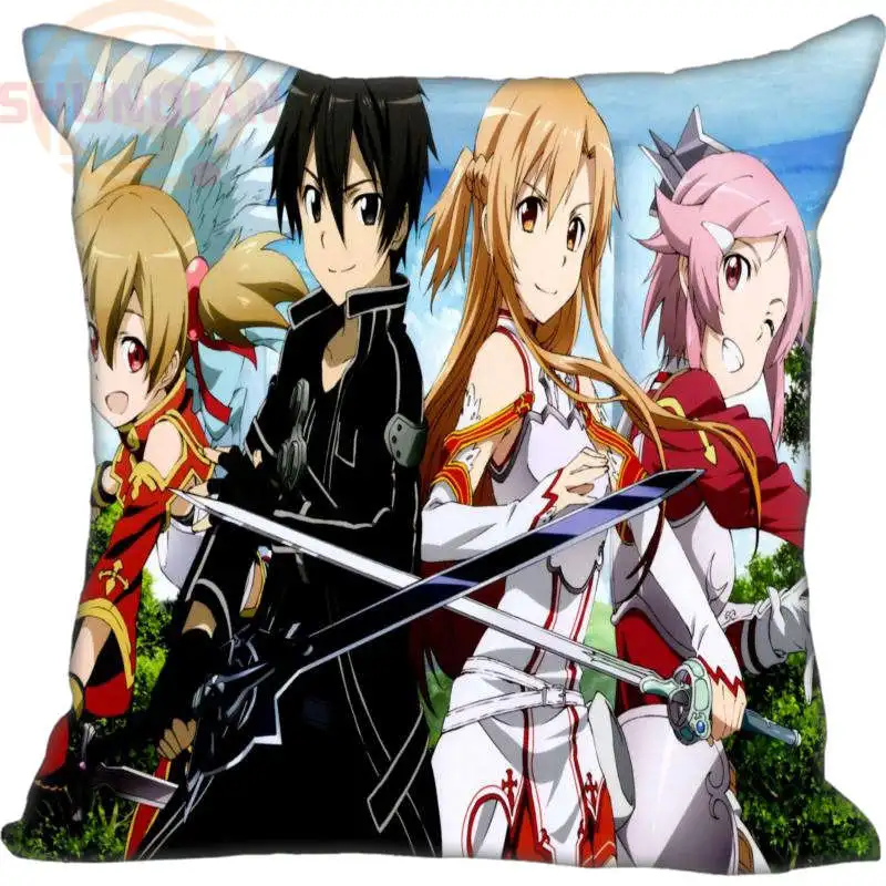 Sword Art Online #33 декоративная Свадебные Наволочки Чехол для подушки индивидуальный