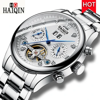 HAIQIN Men's Watches 2019 New Men Luxury Machinery / Sports / Business / Waterproof / Stainless Steel / Watch Men Fashion Clock
HAIQIN Men's Watches 2019 New Men Luxury Machinery / Sports / Business / Waterproof / Stainless Steel / Watch Men Fashion Clock