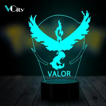 VCity 3D Night Light Led Table Lamp Cartoon Japanese Pokemon VALOR RGB Change Multicolor Luminaria Atmosphere USB Mood Lighting
VCity 3D Night Light Led Table Lamp Cartoon Japanese Pokemon VALOR RGB Change Multicolor Luminaria Atmosphere USB Mood Lighting