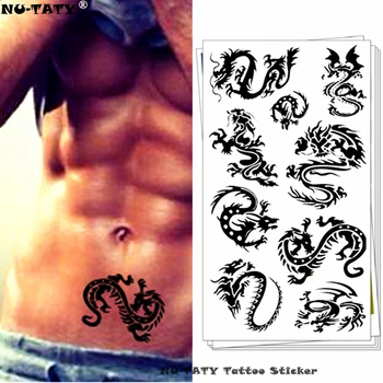 Nu-TATY Black Dragon Totem Temporary Tattoo Body Art Arm Flash Tattoo Stickers 17*10cm Waterproof Fake Henna Painless Tattoo
Nu-TATY Black Dragon Totem Temporary Tattoo Body Art Arm Flash Tattoo Stickers 17*10cm Waterproof Fake Henna Painless Tattoo