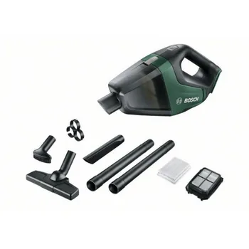 BOSCH 06033B9100 Vacuum Cleaner battery UniversalVAC 18 Baretool Works + battery 18 V and 2,5Ah 0,5l Tank 1,7 m³/min 88mbar
BOSCH 06033B9100 Vacuum Cleaner battery UniversalVAC 18 Baretool Works + battery 18 V and 2,5Ah 0,5l Tank 1,7 m³/min 88mbar