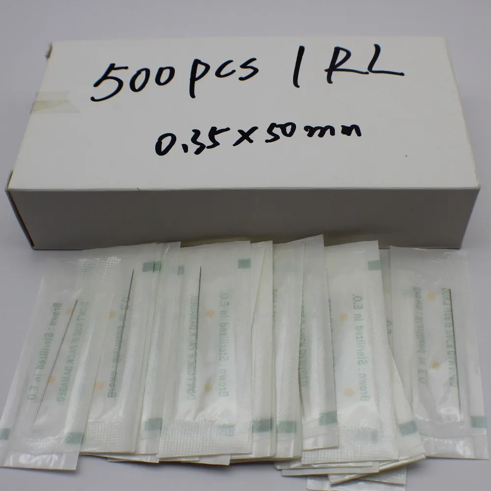 500pcs 1RL Disposable Traditional Tattoo Needle 0.35mm*50mm Steel Eyebrow Lip Needle For Permanent Makeup Tattoo Machine Gun
500pcs 1RL Disposable Traditional Tattoo Needle 0.35mm*50mm Steel Eyebrow Lip Needle For Permanent Makeup Tattoo Machine Gun