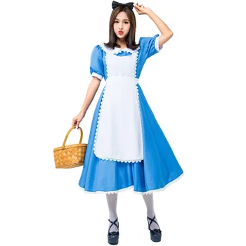 The New Alice Cosplay Anime Maid Outfit Exports Japan Blue Cinderella Farm Dress Stage Performance Costumes L189105 
The New Alice Cosplay Anime Maid Outfit Exports Japan Blue Cinderella Farm Dress Stage Performance Costumes L189105