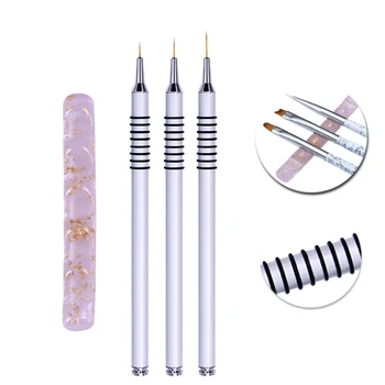 UV Gel Liner Drawing Brush Nail Pen with Acrylic Pen Holder Five Grid Rack Stand Nail Spa Flower Painting Nail Art To
UV Gel Liner Drawing Brush Nail Pen with Acrylic Pen Holder Five Grid Rack Stand Nail Spa Flower Painting Nail Art To