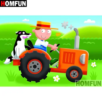 HOMFUN 5D DIY Full Diamond Embroidery "Cartoon tractor" Diamond Painting Cross Stitch Rhinestone Home Decoration A08078
HOMFUN 5D DIY Full Diamond Embroidery "Cartoon tractor" Diamond Painting Cross Stitch Rhinestone Home Decoration A08078