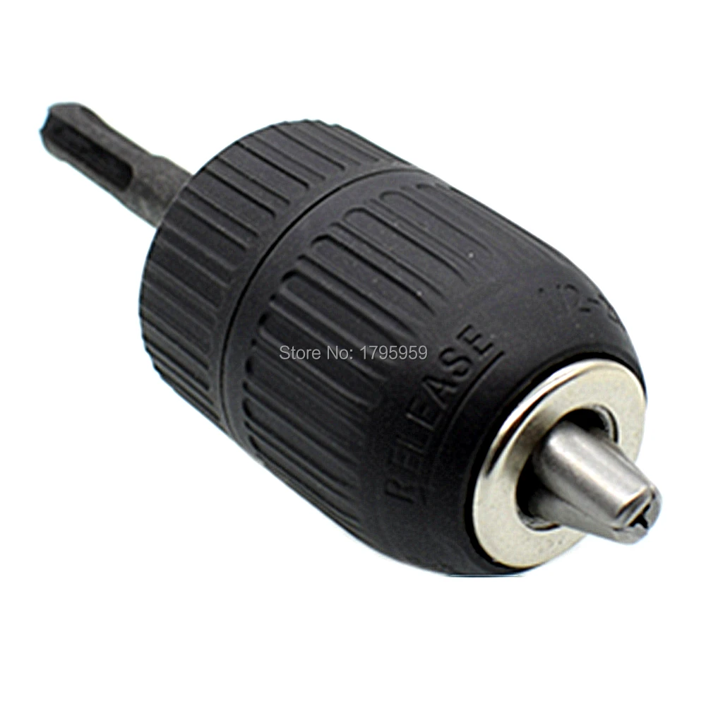 2.0mm to 13mm Self Locking Keyless Drill Chuck 1/2-20UNF Mount with 1/2" SDS 2 Slots Plus Shank Adaptor for Impact Drills Tool
2.0mm to 13mm Self Locking Keyless Drill Chuck 1/2-20UNF Mount with 1/2" SDS 2 Slots Plus Shank Adaptor for Impact Drills Tool