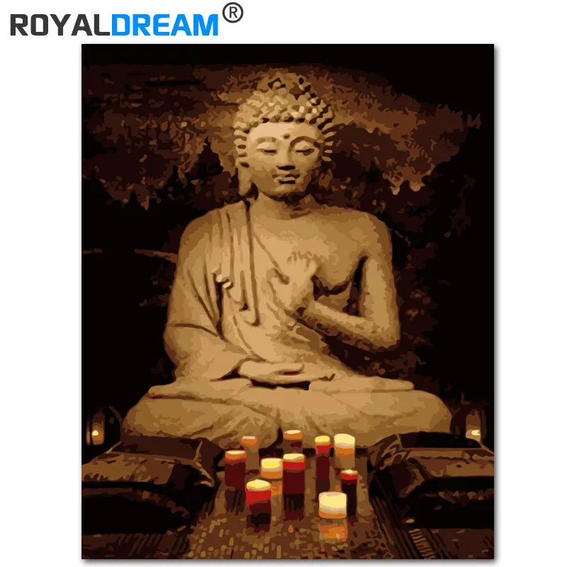 ROYALDREAM Buddha Light DIY Painting By Numbers Handpainted Canvas Painting Home Wall Art Picture For Living Room Unique Gift
ROYALDREAM Buddha Light DIY Painting By Numbers Handpainted Canvas Painting Home Wall Art Picture For Living Room Unique Gift