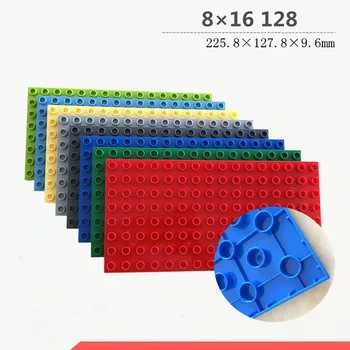 NEW Large Size Baseplate Big Base Plate 128 Dots Exlarge Brick Solid Plate Toys Compatible with Duploe Toys For Child Kids gift
NEW Large Size Baseplate Big Base Plate 128 Dots Exlarge Brick Solid Plate Toys Compatible with Duploe Toys For Child Kids gift