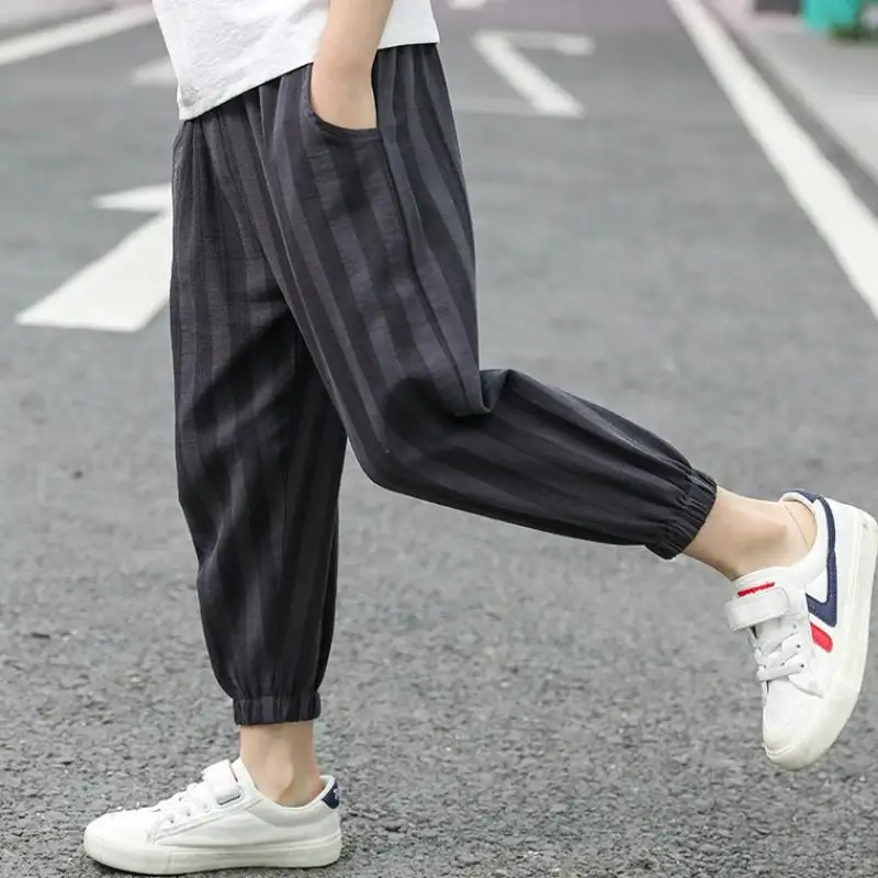 2019 Spring Autumn Children Boy Cotton Linen Thin Pants Toddler Leggings For Kids Clothes Teen Boys Stripe Sports Trousers N02
2019 Spring Autumn Children Boy Cotton Linen Thin Pants Toddler Leggings For Kids Clothes Teen Boys Stripe Sports Trousers N02