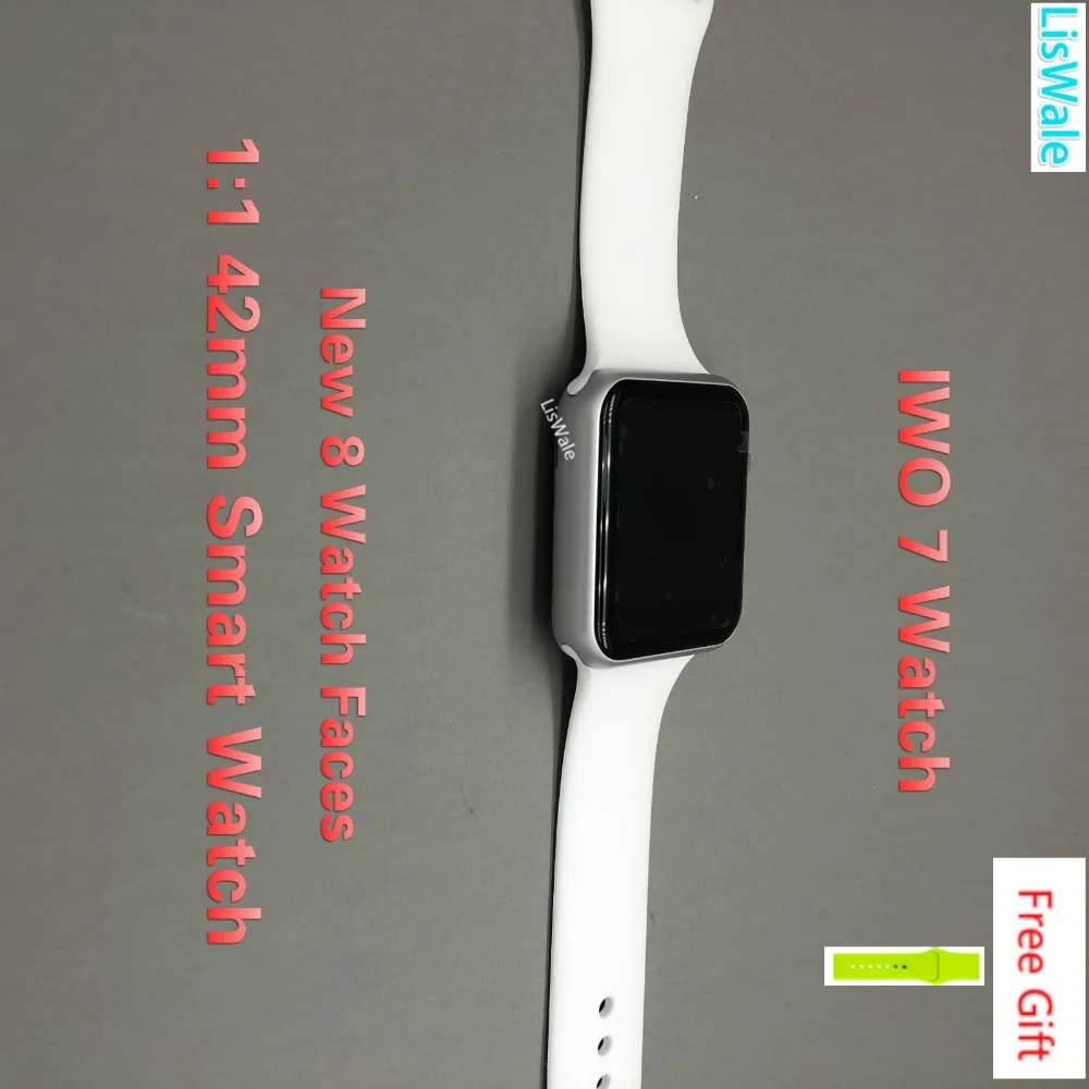IWO 7 Smart Watch 42mm MTK2502C Smartwatch Heart Rate Monitor Bluetooth Notifier Watch for IOS Android phone VS iwo 4 5 6
IWO 7 Smart Watch 42mm MTK2502C Smartwatch Heart Rate Monitor Bluetooth Notifier Watch for IOS Android phone VS iwo 4 5 6
