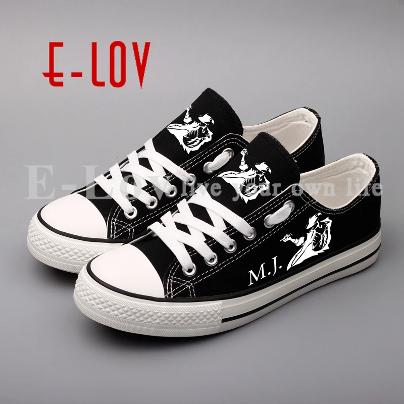 E-LOV Rock And Roll Printed Men Boys Casual Shoes Hip Hop Fashion Satrs Print Canvas Flat Shoes Big Size Leisure Shoe
E-LOV Rock And Roll Printed Men Boys Casual Shoes Hip Hop Fashion Satrs Print Canvas Flat Shoes Big Size Leisure Shoe