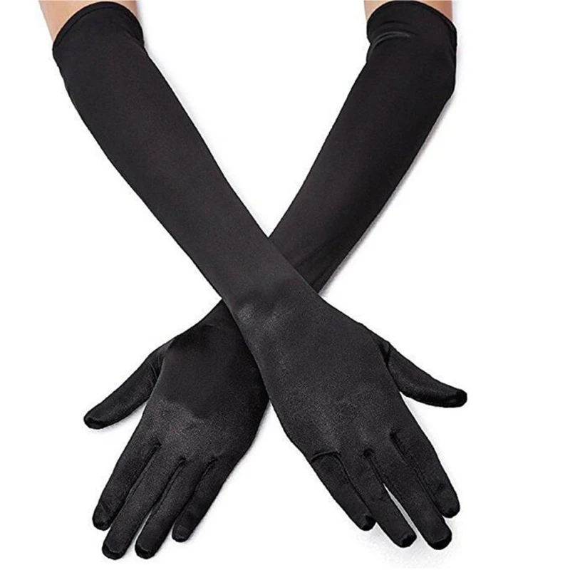 Classic Adult Black White Red Gray Skin Opera / Elbow / Pulse Stretch Satin Finger Long Gloves Flapper Gloves Matching Costume
Classic Adult Black White Red Gray Skin Opera / Elbow / Pulse Stretch Satin Finger Long Gloves Flapper Gloves Matching Costume