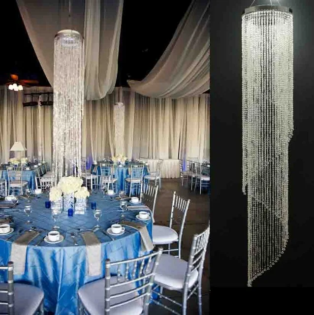 (10pcs /lots)Acrylic crystal wedding centerpiece,wedding column /hanging chandelier/ 180CM Tall by 30cm diameter
(10pcs /lots)Acrylic crystal wedding centerpiece,wedding column /hanging chandelier/ 180CM Tall by 30cm diameter