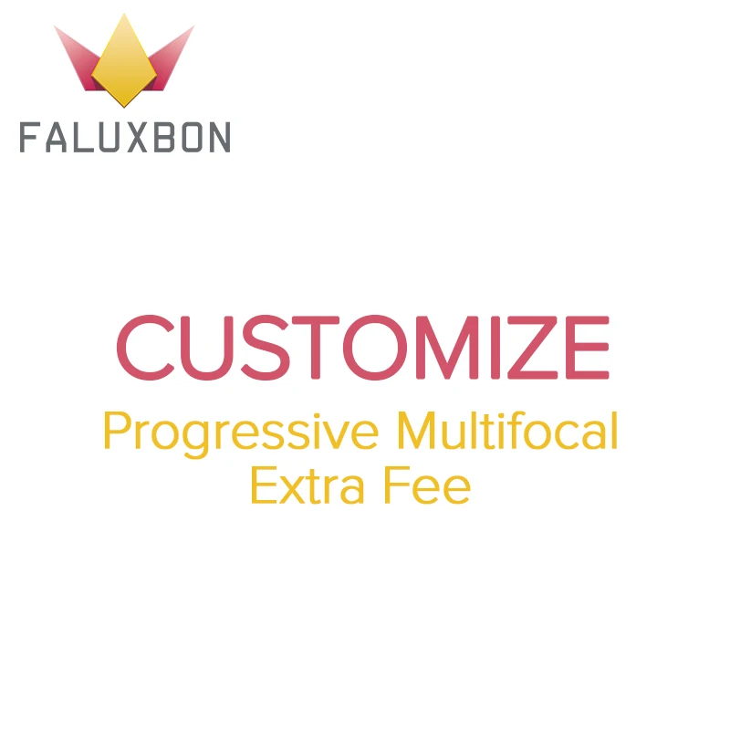 Customized Progressive Multifocal Glasses Lens Extra Cost, If you place orders alone, we will not shipment.
Customized Progressive Multifocal Glasses Lens Extra Cost, If you place orders alone, we will not shipment.