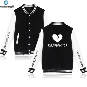 USA Hip Hop Baseball Jacket Music XXXTentacion Sweatshirt Streetwear casacas para hombre Print Hoodies plus size 2018 Homme
USA Hip Hop Baseball Jacket Music XXXTentacion Sweatshirt Streetwear casacas para hombre Print Hoodies plus size 2018 Homme