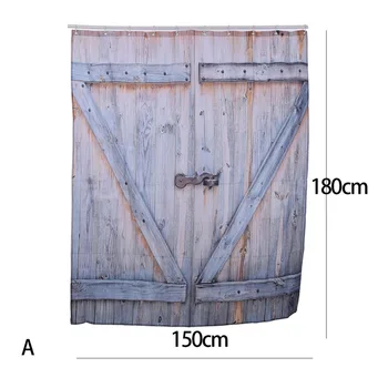 American Country Style Polyester Shower Curtain Old Bronze Wooden Garage Door Vintage Rustic Shower Curtain Bathroom Decor Art
American Country Style Polyester Shower Curtain Old Bronze Wooden Garage Door Vintage Rustic Shower Curtain Bathroom Decor Art