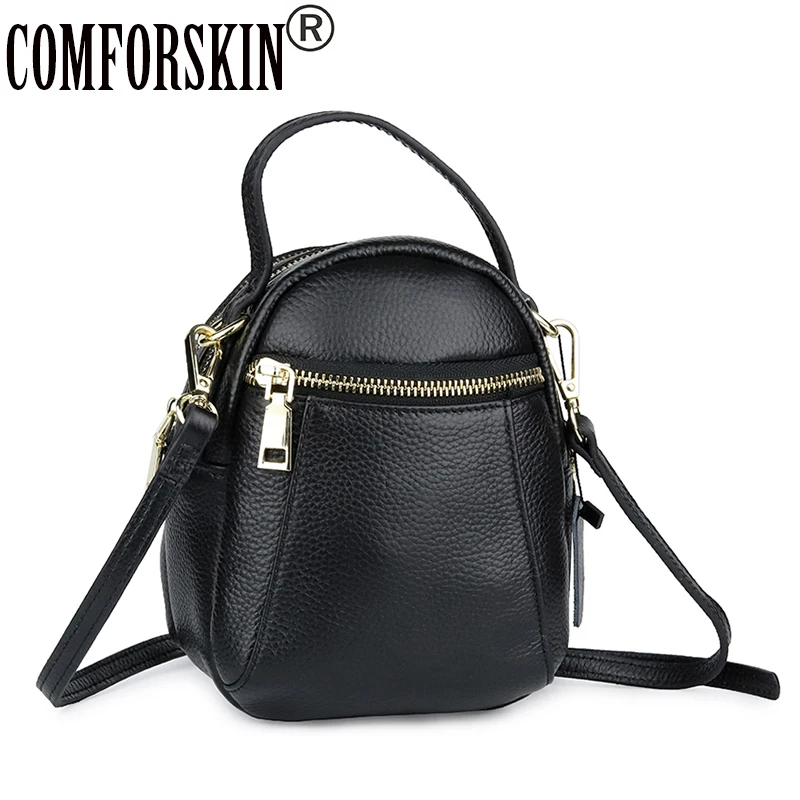 COMFORSKIN New Arrivals Guaranteed Cowhide Leather Messenger Bags Bolsas Feminina Barrel-Shaped Style Women Leather Bags Sales
COMFORSKIN New Arrivals Guaranteed Cowhide Leather Messenger Bags Bolsas Feminina Barrel-Shaped Style Women Leather Bags Sales