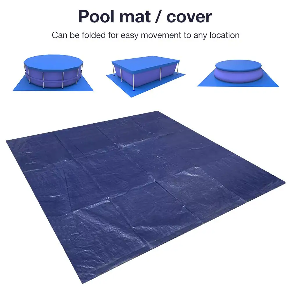Dark Blue Inflatable Swimming Pool Mat Ground Cloth Protective Cover Folding Floor Mat Square Pool Gasket High Quality Brand New
Dark Blue Inflatable Swimming Pool Mat Ground Cloth Protective Cover Folding Floor Mat Square Pool Gasket High Quality Brand New