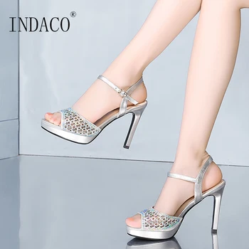 Women Sandals Summer Shoes Ladies Sandals Open Toe Platform Sandals High Heel Wedding Shoes Silver Gold
Women Sandals Summer Shoes Ladies Sandals Open Toe Platform Sandals High Heel Wedding Shoes Silver Gold