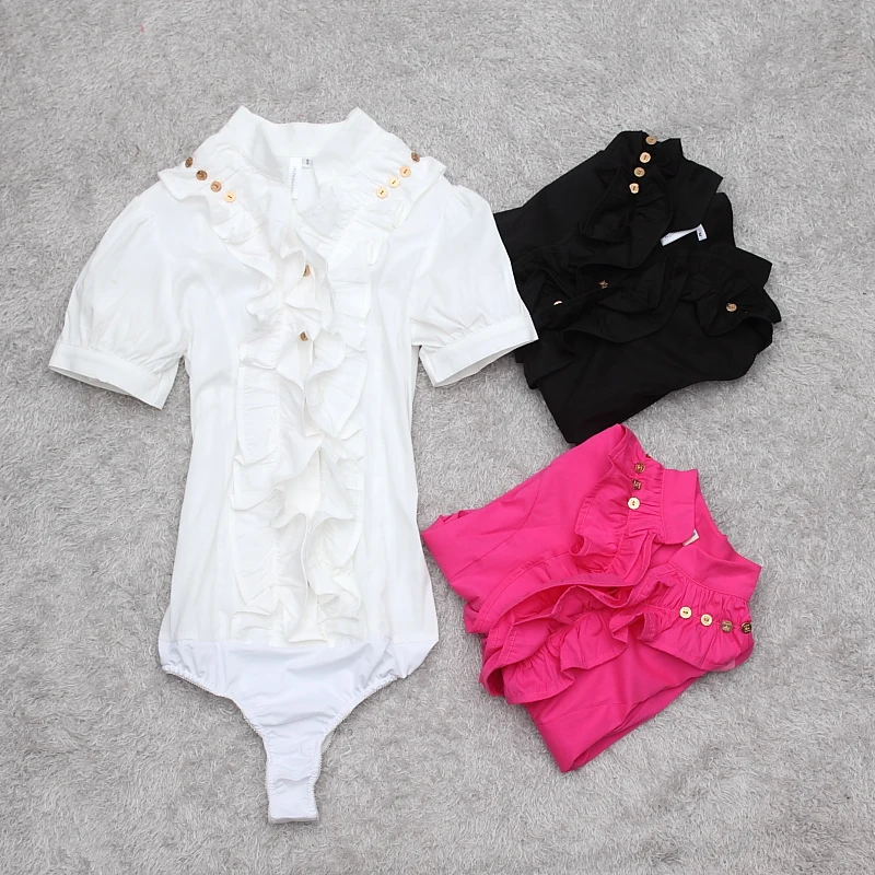 Summer 2018 Women Elegant Casual OL Style Tops Short Sleeve Ruffles Slim Formal Body Blouses Shirt For Woman Clothes S M L 0012
Summer 2018 Women Elegant Casual OL Style Tops Short Sleeve Ruffles Slim Formal Body Blouses Shirt For Woman Clothes S M L 0012