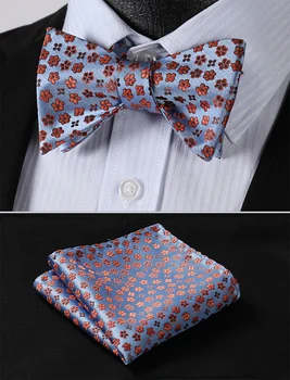 BF2004N Orange Blue Floral Classic 100%Silk Jacquard Woven Men Butterfly Self Bow Tie BowTie Pocket Square Handkerchief Suit Set
BF2004N Orange Blue Floral Classic 100%Silk Jacquard Woven Men Butterfly Self Bow Tie BowTie Pocket Square Handkerchief Suit Set