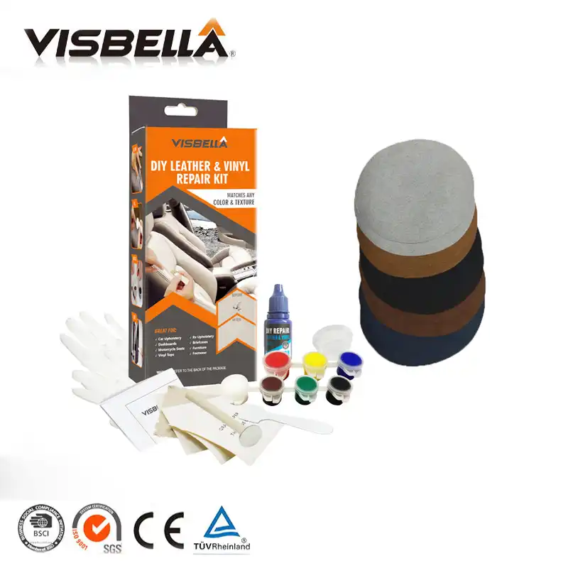 Visbella Leather Vinyl Repair Kit Glue Color Paste For Car