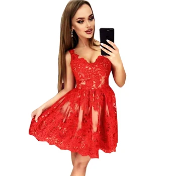 Red Color Ladies Sleeveless Sexy Ball Gown Mini Dress Embroidery Girl's Cute Party Dress Wholesale
Red Color Ladies Sleeveless Sexy Ball Gown Mini Dress Embroidery Girl's Cute Party Dress Wholesale