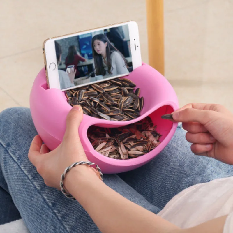 Lazy Person Fruit Bowl Can Be Opened Double Candy Dish Round Fruit Box Melon Seeds Fruit Candy Skin
Lazy Person Fruit Bowl Can Be Opened Double Candy Dish Round Fruit Box Melon Seeds Fruit Candy Skin
