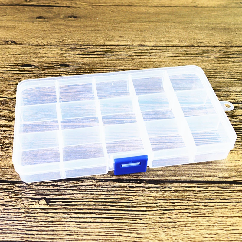 15 Slots Adjustable Plastic Fishing Lure Hook Tackle Box Storage Case Portable Tackle Multifunctional Organizer Fishing Boxes
15 Slots Adjustable Plastic Fishing Lure Hook Tackle Box Storage Case Portable Tackle Multifunctional Organizer Fishing Boxes