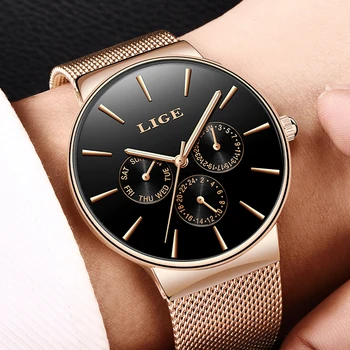 LIGE Fashion Simple Mens Watches Top Brand Luxury Quartz Watch Men Casual Slim Mesh Steel Date Waterproof Watch relojes hombre
LIGE Fashion Simple Mens Watches Top Brand Luxury Quartz Watch Men Casual Slim Mesh Steel Date Waterproof Watch relojes hombre
